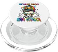 Bye Middle School Hello High School Messy Bun Back To School PopSockets PopGrip for MagSafe