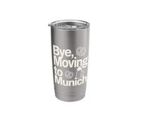 Bye, Moving to Munich Stainless Steel Insulated Tumbler
