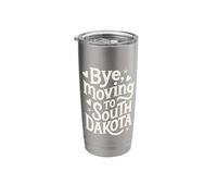 Bye, Moving to South Dakota Stainless Steel Insulated Tumbler