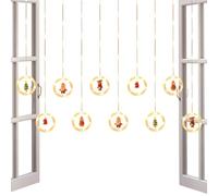 Byeaon Christmas Lights for Window Remote Control 8-Mode Fairy Lamp | Window Decoration Lights for Indoor Outdoor Party Gathering Home Fence Bedroom Apartment Dormitory Wishing ring