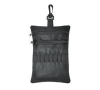 Byeaon Golf Ball Storage Bag, Easy Attachment, 20 X 14 Cm/7.87 X 5.51 Inches, Small Items Waist Pocket, Golf Tee Bag, Tear-Resistant Fabric, for Backpack Training, Practice,