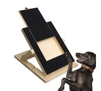 Byeaon Scratch Mat for Dogs, Non-Slip Adjustable Trimming Tool, Black Nail Filing Board with Treat Drawer for Nail Trimming, Dog Scratch Board for Home