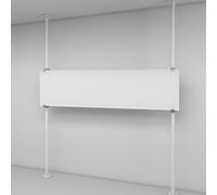 byecold 350W Far Infrared Panel Electric Heater Panel with base, Wall Mounted or Standing, Overheating Protection Energy Efficient Electric Heater with Switch for Living Room/Bedroom