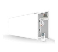 byecold 700W Far Infrared Heater with Built-in Thermostat, Remote Control Infrared Heating Panel Energy Saving Wall Heater with CE (No Need External Plug-in Temperature Receiver)