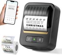 Byeodio Label Maker Machine with Tape, Bluetooth Label Makers, Portable Thermal Label Printer Easy to Use for Small Business, Home Organization, Office, School, Sticker Printer for Phone