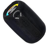 byepica 20W Portable Speaker, Waterproof Ipx6, Heavy Bass, Colorful Lighting, Aux & Tf Card, Black