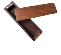 byepica Cat Whisker Collection Box Solid Wood, Flip Commemorative Storage, Natural Wood Gift, 5.3 X 1.8 X 1.2 in