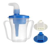 byepica Dysphagia Cup for Senior Patients, with Dual Handles, 5Cc-15Cc Control, Spill-Proof Spout