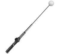 byepica Golf Swing Trainer with Adjustable Grip, Stainless Steel Extendable Shaft, Accuracy and Speed Practice Aid for Indoors Or Outdoors
