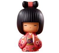 byepica Kimmidoll Kokeshi Doll - Japanese Geisha Figurine, Fine Resin Craftwork, Ideal Japanese Cultural Display, 4.3 X 2.8 X 12.2 Inches