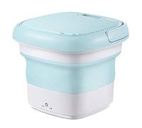 BYERZ BYERZ Mini Portable Washing Machine, Ozone Disinfection Ultrasonic Cleaning Machine, Small Automatic Underwear-style Folding Washing Machine (Color : Green)