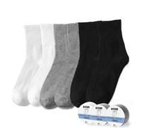 BYESOX 12 Pair Disposable Socks for Travel, One-Time Socks, Compressed, Good for On the Go, One Size
