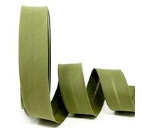Byetsa Khaki Green 30mm Polycotton Bias Binding on a 25m Roll