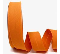 Byetsa Orange 30mm Polycotton Bias Binding on a 25m Roll