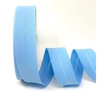 Byetsa Powder Blue 30mm Polycotton Bias Binding on a 25m Roll