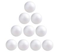 BYFRI 10pcs Christmas Decoration Modelling Craft Polystyrene Foam Ball 4cm Round Sphere Modelling Diy Craft Festival Decor