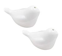 BYFRI 2pcs Love Bird Design Salt Pepper Shaker Pots Cruet Caster Ceramic Seasoning Container Storage Jars Kitchen Gadgets