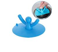 BYFRI Bath Drain Stopper Plug Silicone Shower Bath Tub Cute Person Shape Leak Proof Cup Cover Bathroom Shower Sink Drain Plug Covers Rubber Seal Lid Cap