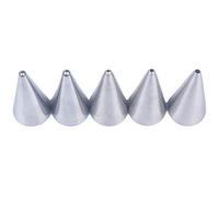 BYFRI Stainless Steel Icing Piping Nozzle Pastry Tips Set for Cake Cream Writing Decorating Tips Tool 5 Pcs