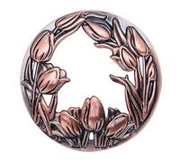 BYFRI Vintage Flower Patterns Candle Jar Cover Lid Fashion Decorative Candles Incense Topper Cap Crafts Hollow Out Metal Shade Sleeves