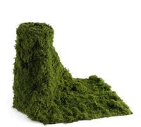 BYHER Fake Moss Mat Artificial Moss Roll - 12" x 71"Cloud Soft Feel Moss Table Runner for Decor, Faux Grass Mat for Crafts, DIY Fairy Garden, Wedding & Party Decorations (Realistic Green: 30x180cm)