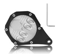 BYHLYH Motorbike Tax Disc Holder Aluminum Alloy Waterproof Motorcycle Tax Disc Permit Holder Resistant To Theft Plate with Allen Wrench for Motorcycles Scooters Mopeds