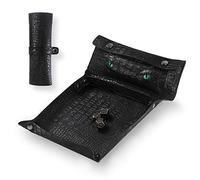 Byhoo Foldable DND Dice Tray & DND Dice Bag w/Green Eyes，Dice Rolling Tray DND & RPG Board Game，DND Dice Tray Green in the Dark，DND Dice Bag Hold 3 DND Dice Sets，Not Included Dice