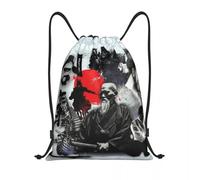 BYHSEPQ Aikido Life Philosophy Drawstring Bag Men Women Portable Gym Sports Sackpack Japanese Samurai Shopping Storage Backpacks