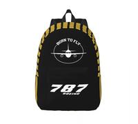 BYHSEPQ Aircraft Backpack for Boy Girl Kids Student School Book Bags Aviation Airplane Airport Daypack Kindergarten Primary Bag Sports