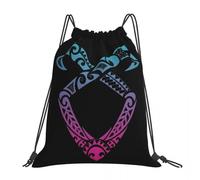 BYHSEPQ Angelic Runes Symbol - Shadowhunters Backpacks Drawstring Bags Drawstring Bundle Pocket Storage Bag Book Bags Man Woman School