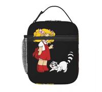 BYHSEPQ Candy Candy Snow Capucin Classic Insulated Lunch Bag for Women Portable Thermal Cooler Lunch Box Office Work School