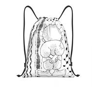 BYHSEPQ Custom Arabic Keffiyeh Traditional Pattern Drawstring Backpack Sport Gym Sackpack Portable Tatreez Embroidery Training Bag Sack