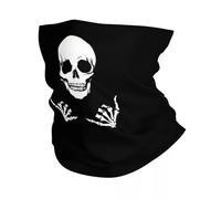 BYHSEPQ Custom Funny Skeleton Skull Bandana Neck Gaiter UV Protection Face Scarf Cover Women Men Headband Tube Balaclava