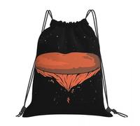 BYHSEPQ Flat Mars Backpacks Casual Portable Drawstring Bags Sports Bag Book Bags For Man Woman Students
