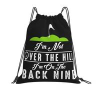 BYHSEPQ Im Not Over The Hill Im On The Back Nine Backpacks Multi-function Portable Drawstring Bags Sundries Bag Book For Travel Students