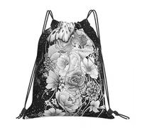 BYHSEPQ Magic Ocean The Jellyfish Backpacks Casual Portable Drawstring Bags Sports Bag Book Bags For Travel Students