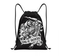 BYHSEPQ The Death Fear The Reaper SOA Drawstring Backpack Gym Sports Sackpack String Bag for Yoga