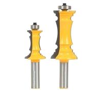 BYINGS 1-2PCS 12mm Shank Miter Frame Molding Router Bit Line Knife Door Knife Cutter for Woodworking Tools