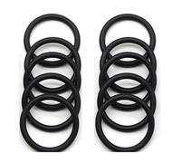 BYINGS 10/50Pcs N-B-R O-Ring Nitrile Rubber Gasket Thickness CS 3mm OD 9~150mm Black Round O Type Oil Resist Sealing Washer