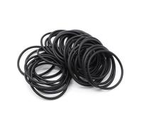 BYINGS 10/50pcs N-B-R O-Ring Seal Gasket Thickness CS 3mm OD 10~80mm Nitrile Butadiene Rubber Spacer Oil Resistance Washer Round Shape