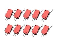 BYINGS 10pcs V-15 V-151 V-152 V-153 V-154 V-155 V-156-1C25 M-icro Momentary Travel Limit Switch Roller Lever Arm Switch SP-DT 1NO1NC