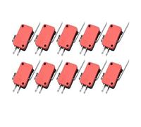 BYINGS 10pcs V-15 V-151 V-152 V-153 V-154 V-155 V-156-1C25 M-icro Momentary Travel Limit Switch Roller Lever Arm Switch SP-DT 1NO1NC
