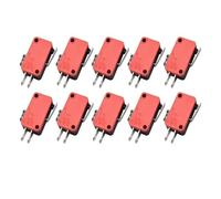 BYINGS 10pcs V-15 V-151 V-152 V-153 V-154 V-155 V-156-1C25 M-icro Momentary Travel Limit Switch Roller Lever Arm Switch SP-DT 1NO1NC