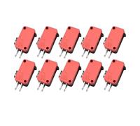 BYINGS 10pcs V-15 V-151 V-152 V-153 V-154 V-155 V-156-1C25 M-icro Momentary Travel Limit Switch Roller Lever Arm Switch SP-DT 1NO1NC