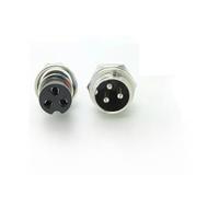 BYINGS 1pcs GX20 3 Pin Male & Female 20mm Wire Panel Connector Plug L95 GX20 Circular Connector Socket Plug