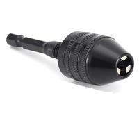 BYINGS 1pcs Multi Keyless Drill Chuck 0.3-3.6mm Conversion Tool 1/4" Hex Shank Quick Replace Adapter Chuck Converter for Electric Drill
