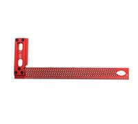 BYINGS 200/300MM Precision Woodworking Scriber Square Marking T Ruler Aluminum Alloy Hole Positioning Crossed-Out Hole Marking Gauge(300mm)