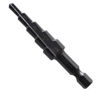 BYINGS 5pcs Step Drill Bit Set High-speed Steel Cobalt Multiple Hole 50 Sizes Cobalt Ti Conical Carbide Drill Perforator Hole Cutter Tool