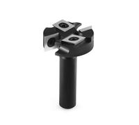 BYINGS 6mm 6.35mm 8mm 12mm 12.7mm Cleaning Bottom Router Bit Wood Milling Cutter Insert-Style Spoilboard Face End Mill Carpenter Tools