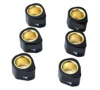 BYINGS 6PC Racing Variator Roller Weights 20x15mm 8g 10g 13g 15g 19g Compatible With BW125 BW150 GrandDink125 GrandDink150 LX125 LX150 Scooter Engine(20x15mm 13g)